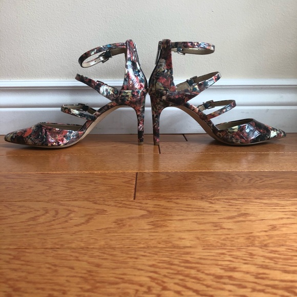 BCBGeneration Gladiator Buckle Strap Heel Shoes - Picture 10 of 16